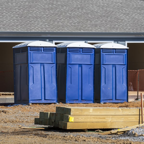 how often are the portable toilets cleaned and serviced during a rental period in Lincolnton Georgia